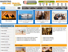 Tablet Screenshot of french.egyptonlinetours.com